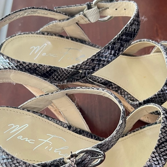 Marc Fisher Sandals with 5” heels - Size 6 - Picture 5 of 13